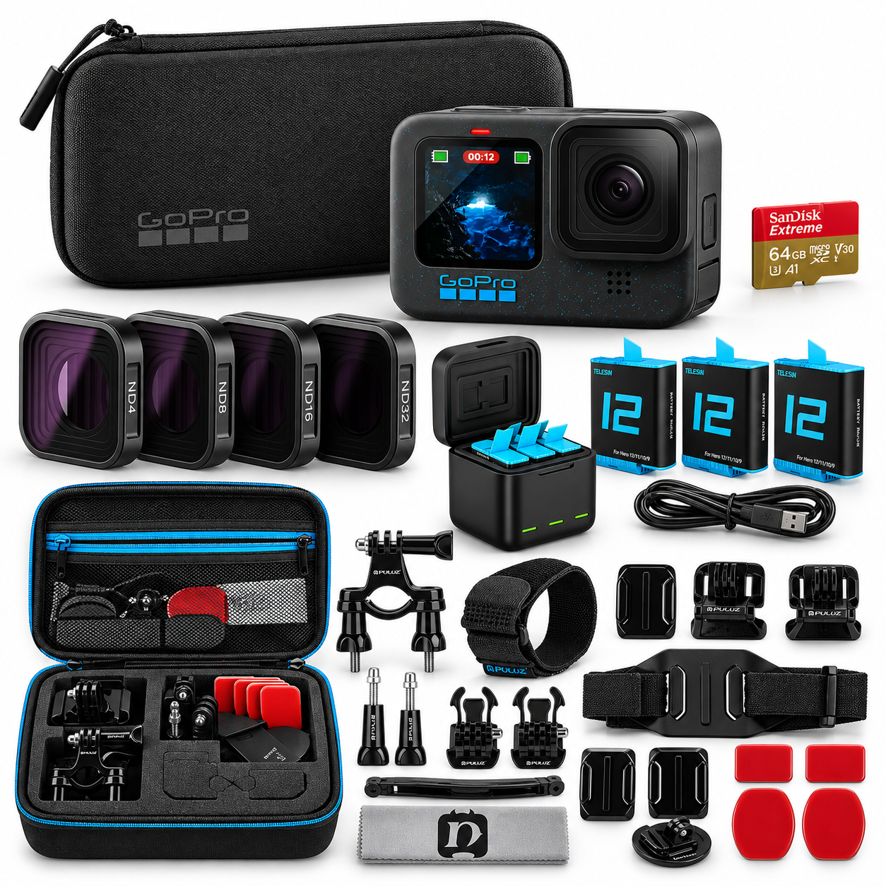 PACK GOPRO HERO12 BLACK