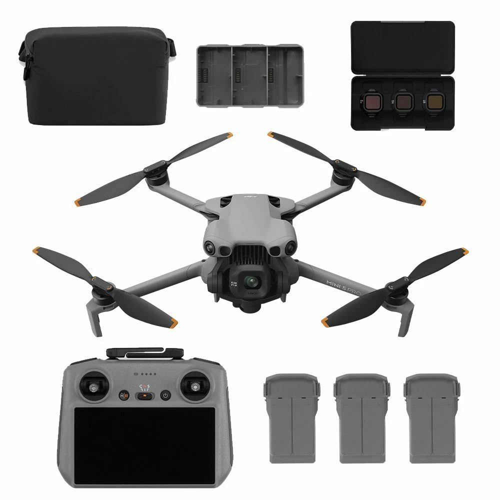 DJI MINI 5 PRO Fly More Combo avec radiocommande DJI RC 2