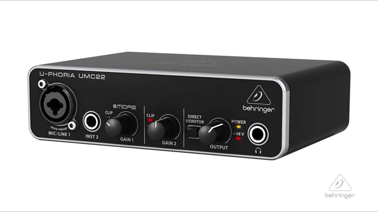 BEHRINGER U-PHORIA UMC22